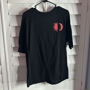 Black oversized shirt